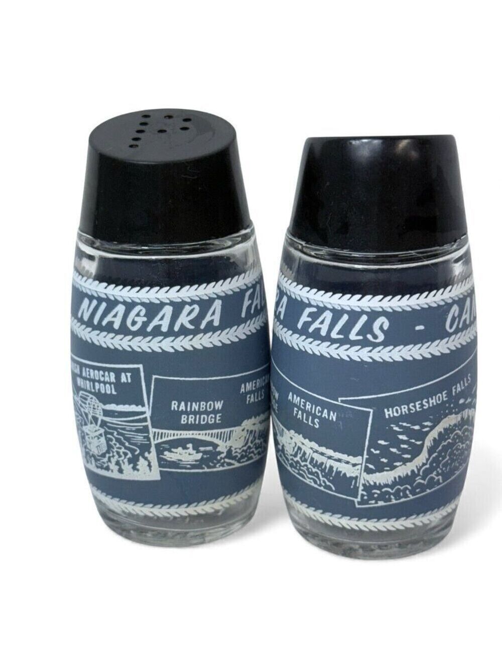 Vintage Niagara Falls Canada Salt Pepper Shaker Set